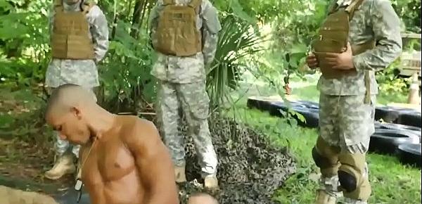  Army guys wanking gay Jungle screw fest